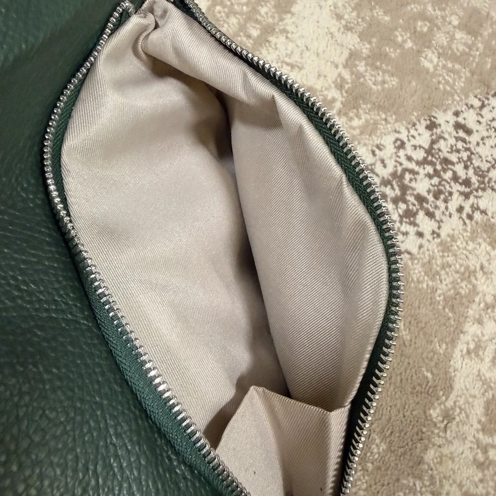 Valentina Italian Twist‎ Zip Convertible Sling Backpack Emerald Green NWT